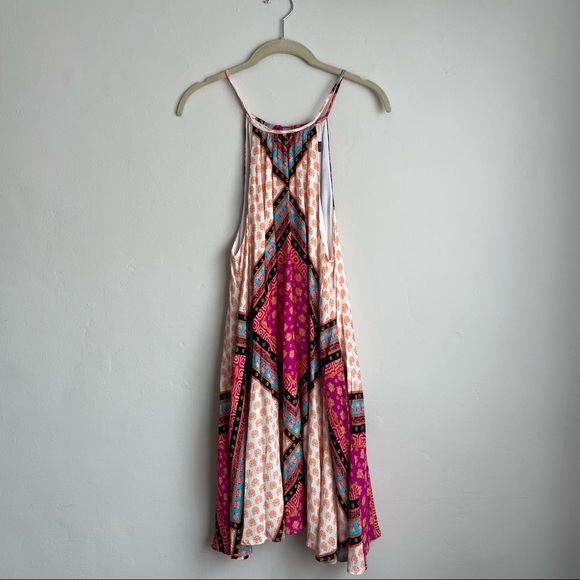 MINKPINK AFRICAN TRANCE TASSEL TIE SWING DRESS - Picture 2 of 11